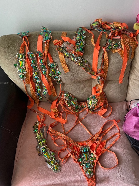 Tops - Belly dance costume. Big lot. Size L, M